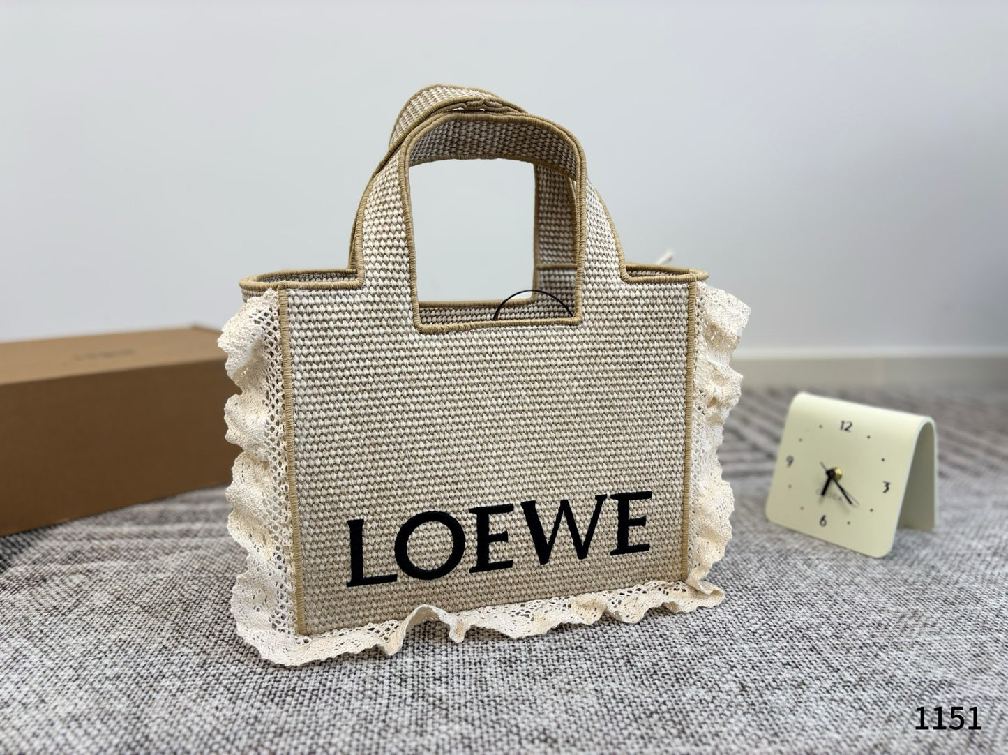 The summer island series introduces a straw tote bag