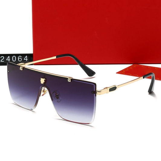 New frameless oversized sunglasses for men and women