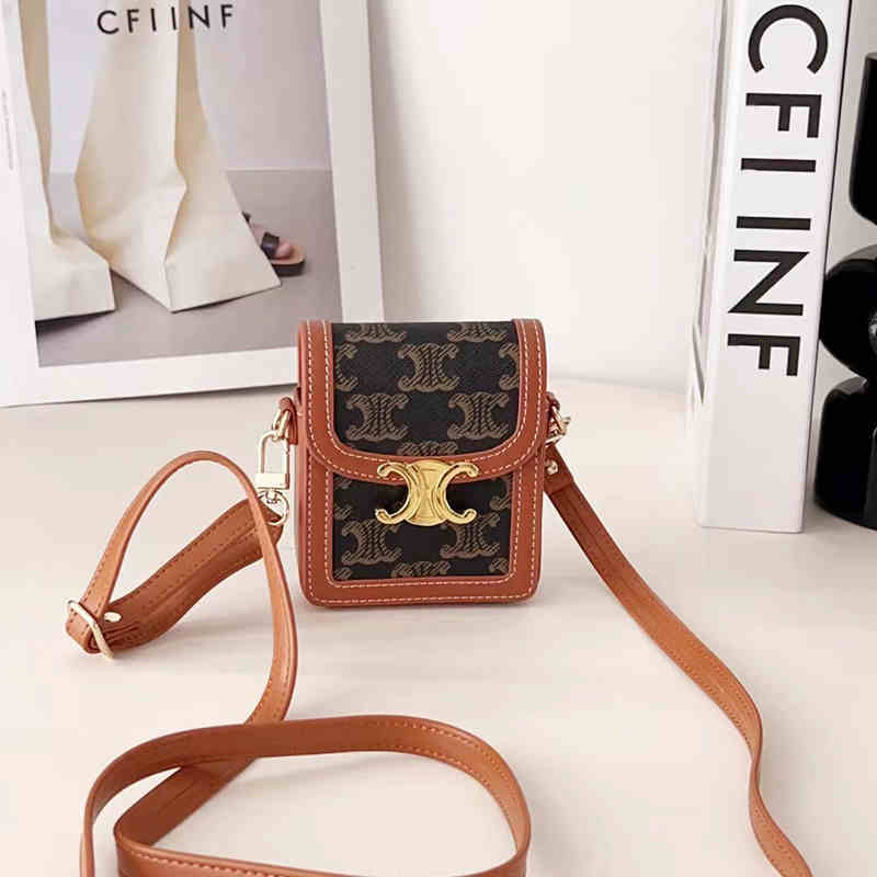 Vintage Arc de Triomphe Small Mobile Phone Bag