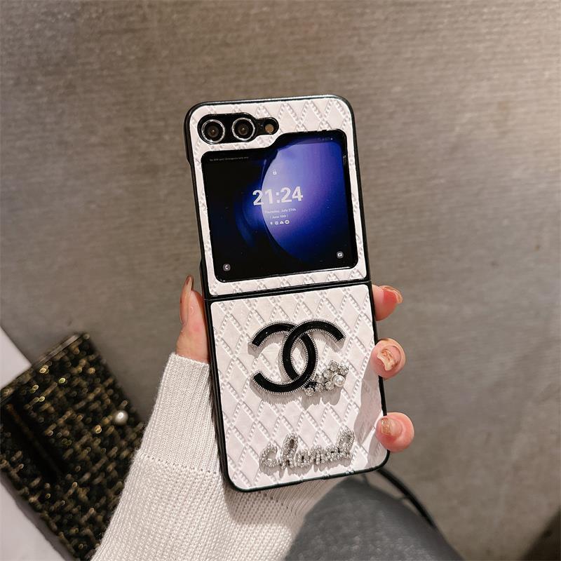 Pearl Rhinestone Case for Galaxy Z Flip