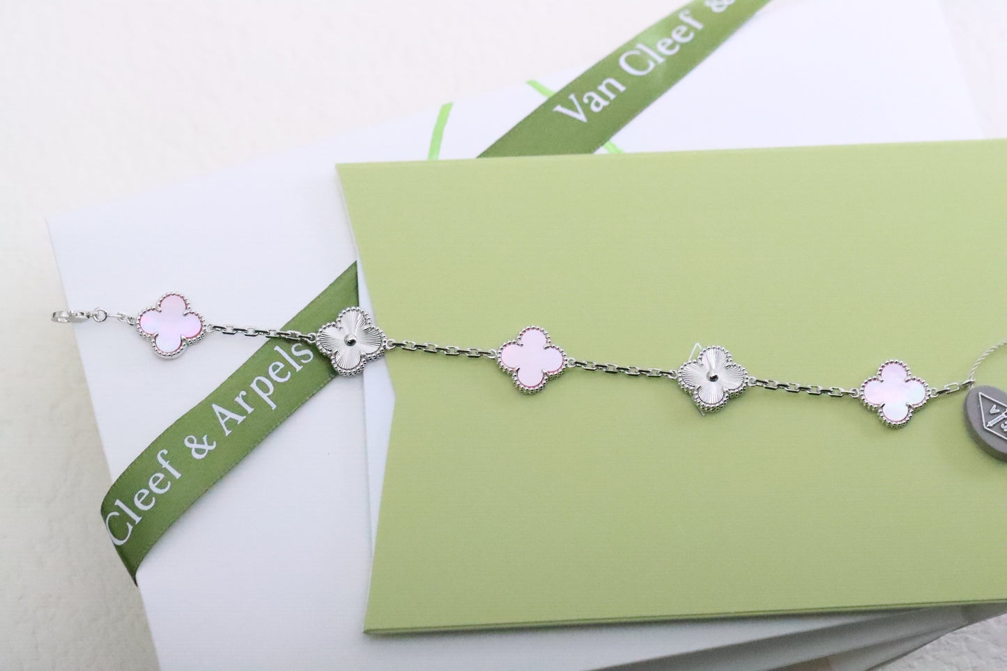 Laser Four-Leaf Clover Five-Flower Bracelet