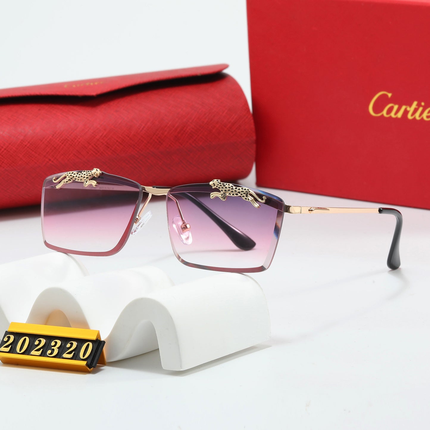 6 colors frameless design full lens sunglasses 202320