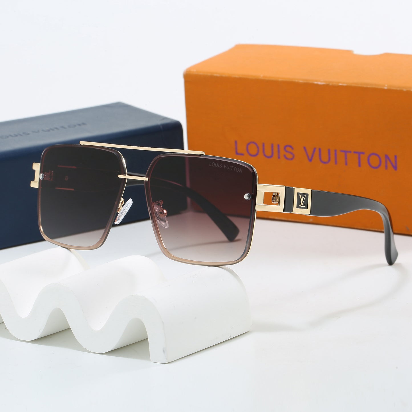 7 colors new metal frame sunglasses