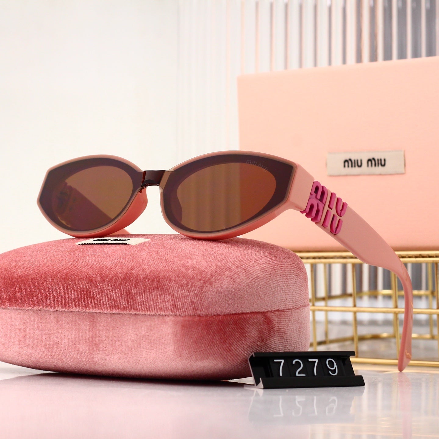 Oval Full Frame Sunglasses 7279