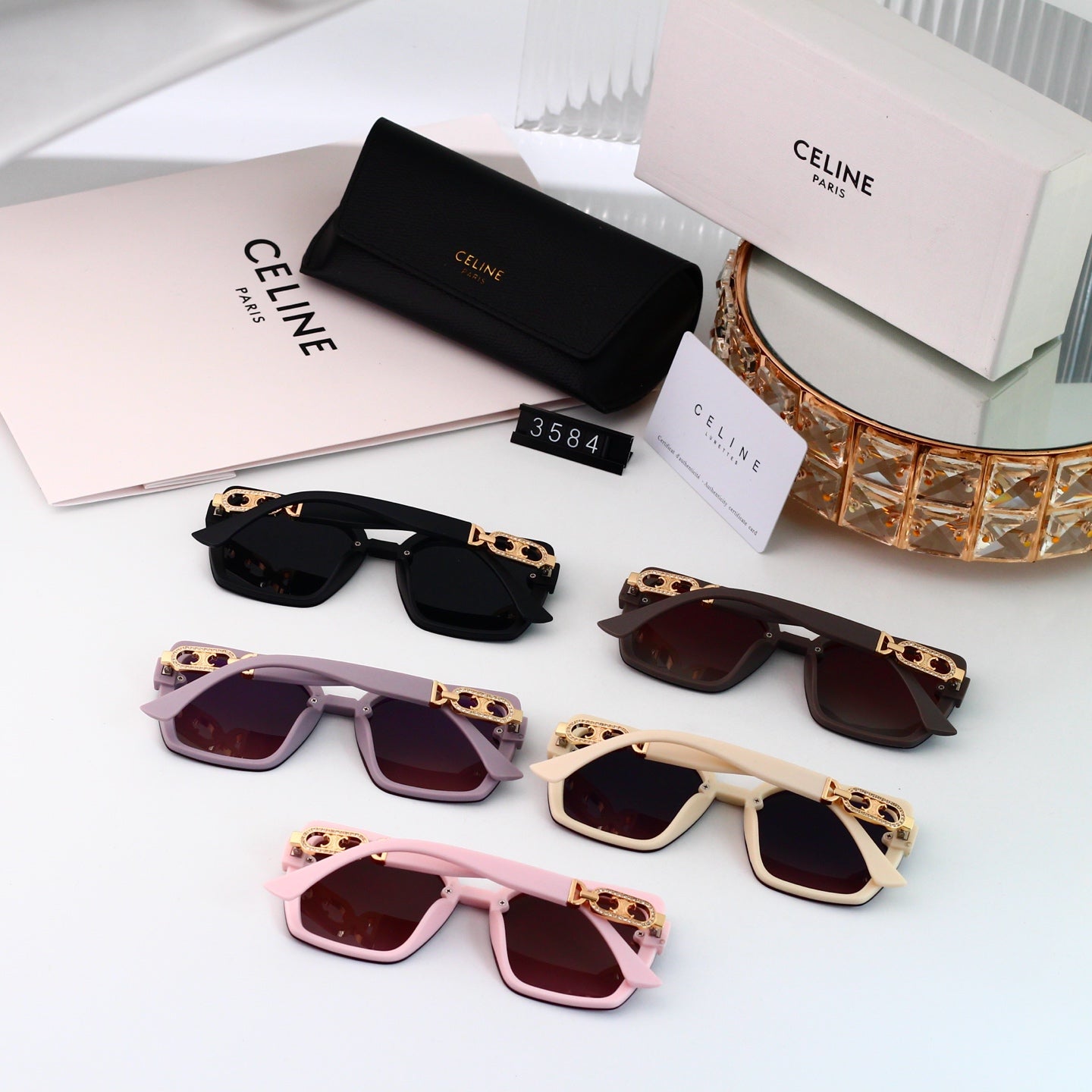 New Full Frame Square Sunglasses