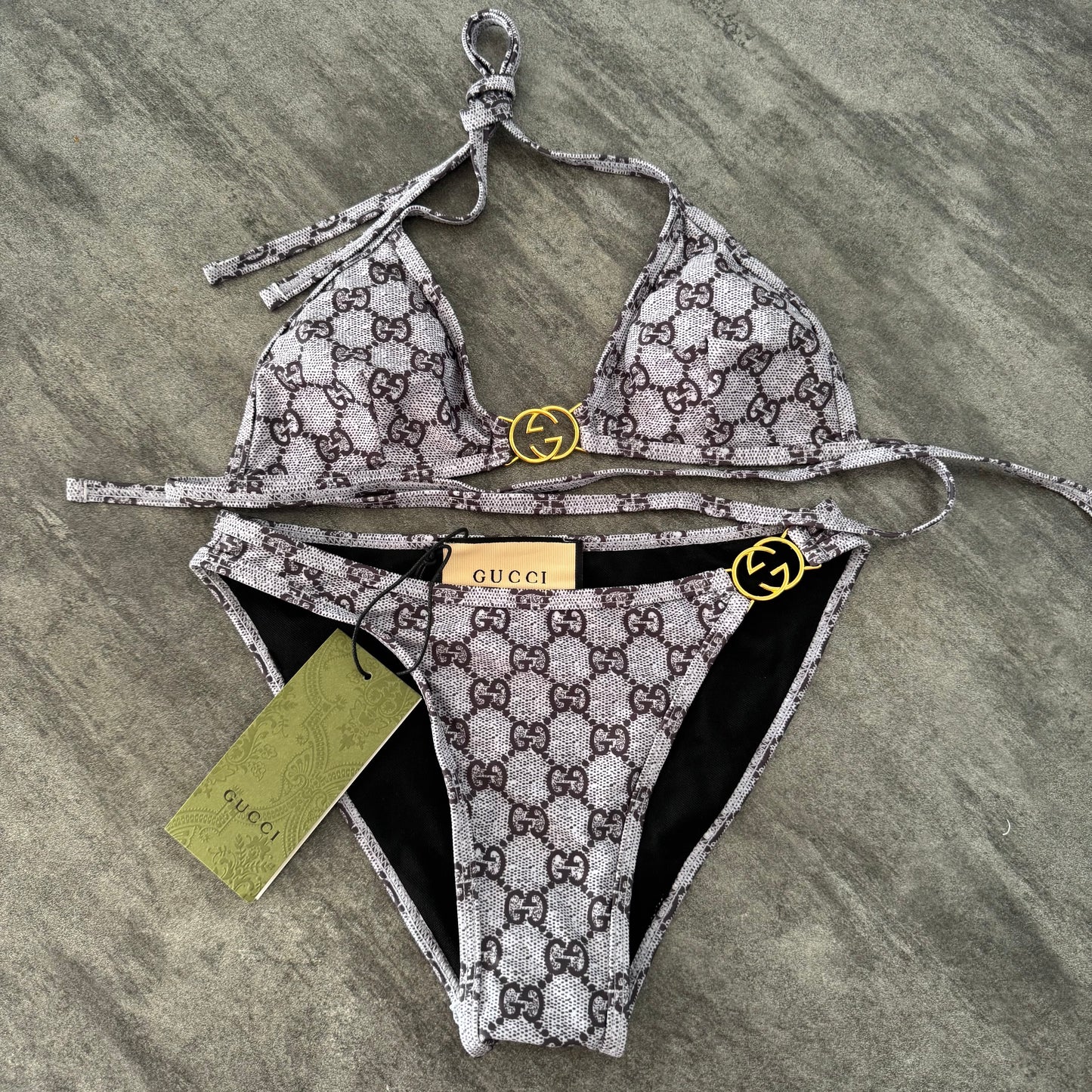 2025 new embroidered letters swimsuit G-24533