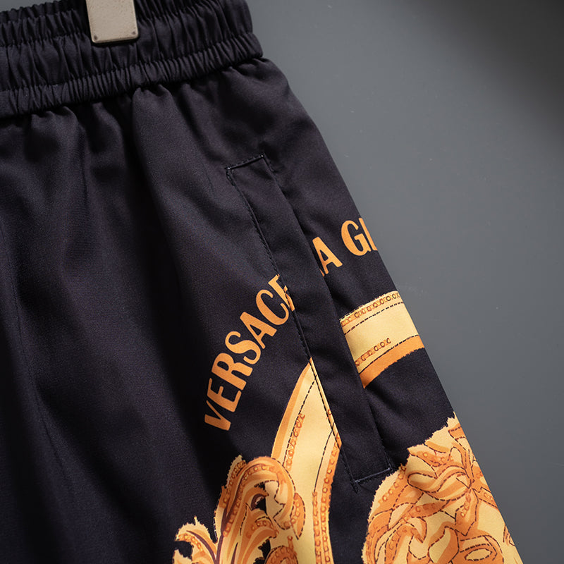 2025 latest golden quick-drying shorts beach pants