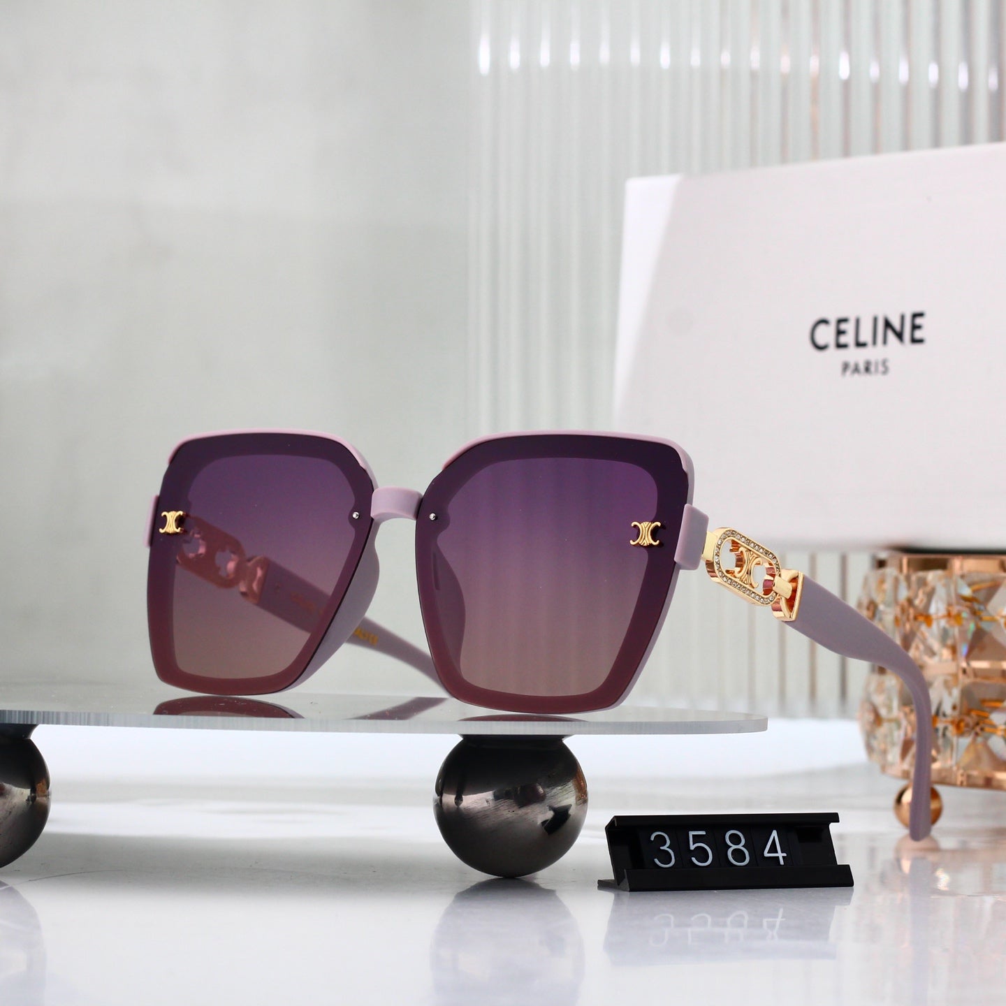 New Full Frame Square Sunglasses