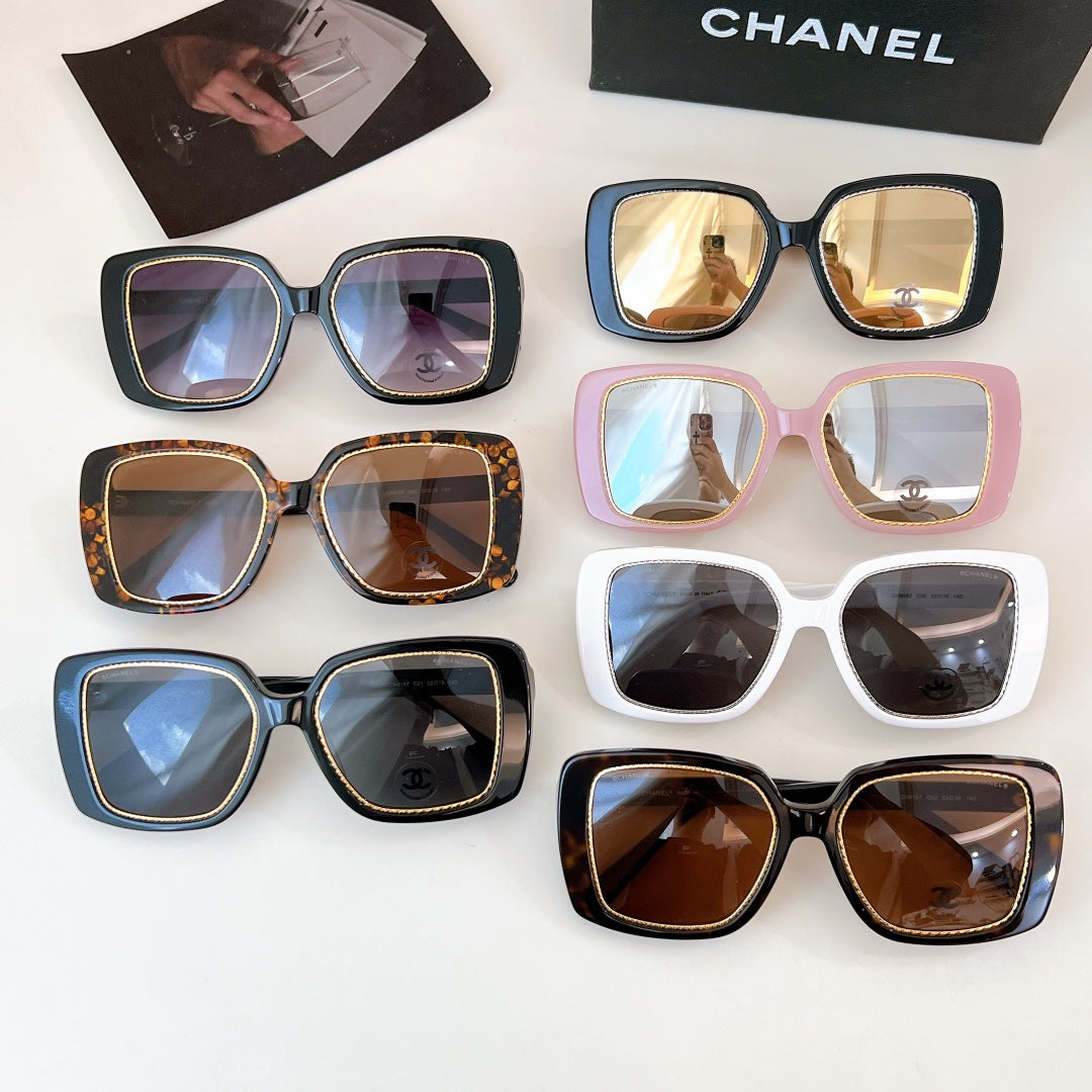 Square anti-glare sunglasses