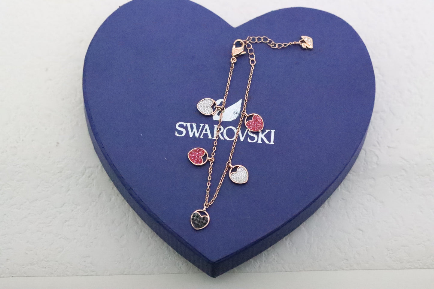 Rose gold heart bracelet