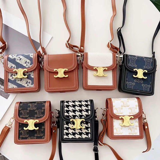 Vintage Arc de Triomphe Small Mobile Phone Bag