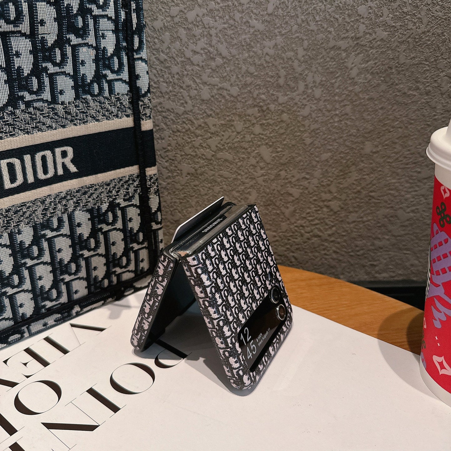 Fashion Card Holder Case for Galaxy Z Flip