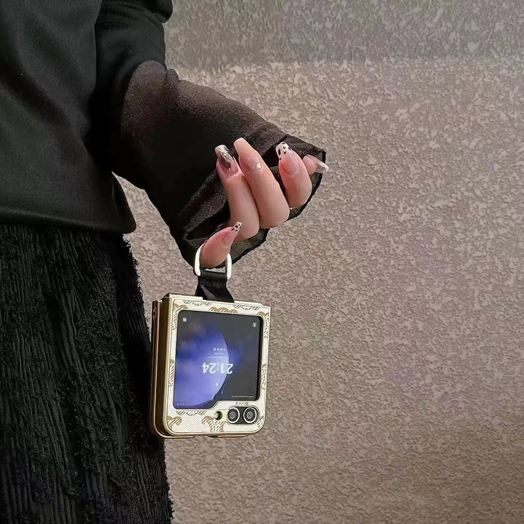 Arc de Triomphe Embossed Ring Leather Case
