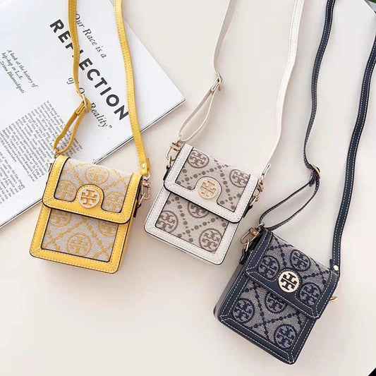 Vintage Embossed Small Mobile Phone Bag