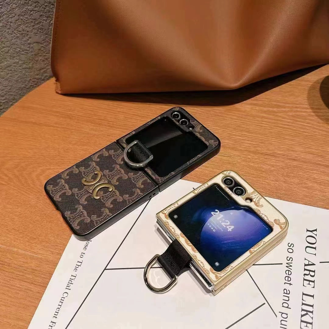 Arc de Triomphe Embossed Ring Leather Case