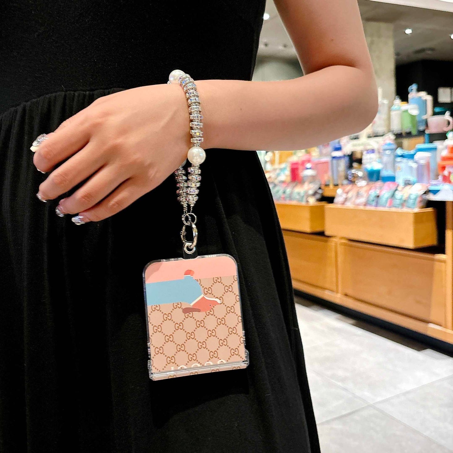 Cute Cartoon Bracelet Flip Case