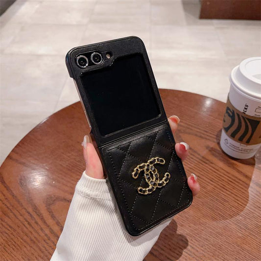 Fashion Leather Case Case for Galaxy Z Flip
