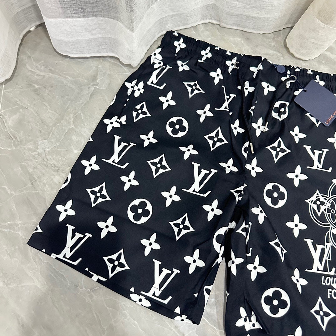 New classic portrait casual beach shorts
