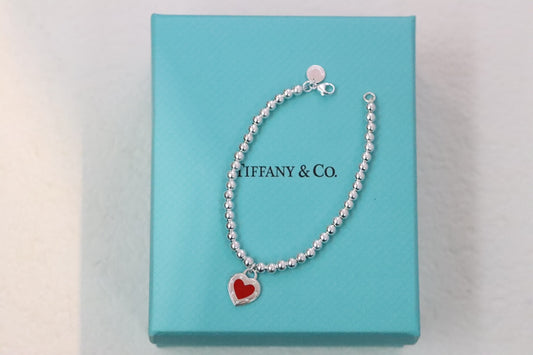 Heart-Shaped Pin Buckle Clavicle Necklace 925 Sterling Silver