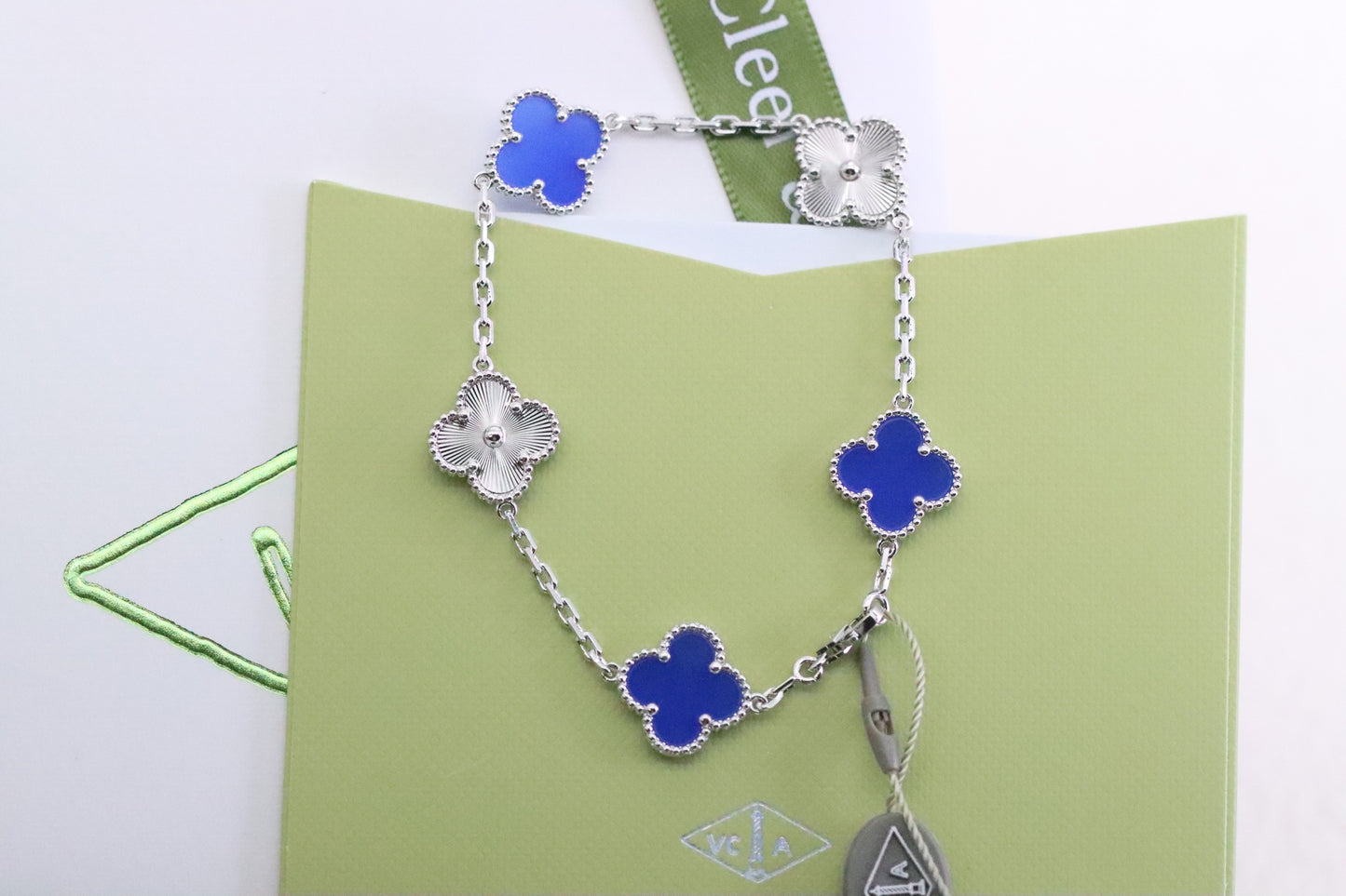 Laser Four-Leaf Clover Five-Flower Bracelet