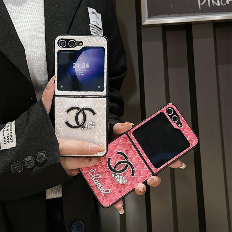 Pearl Rhinestone Case for Galaxy Z Flip