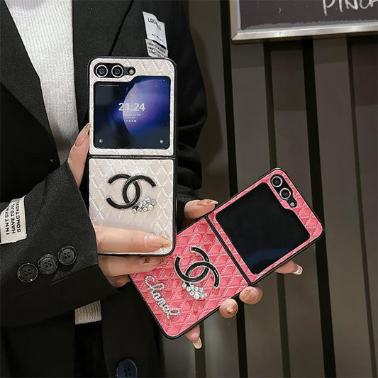 Pearl Rhinestone Case for Galaxy Z Flip