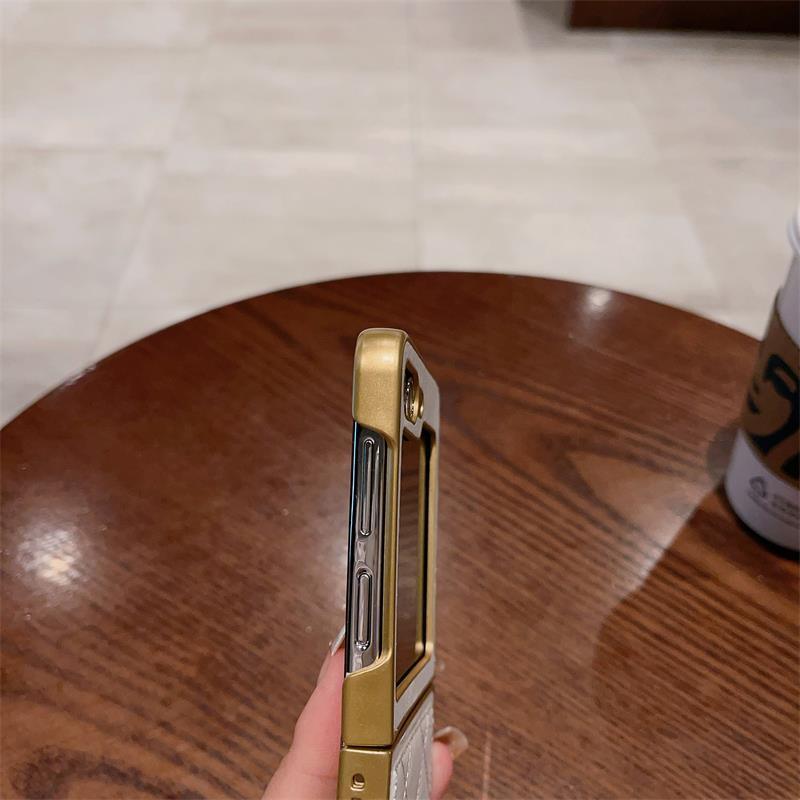 Fashion Leather Case Case for Galaxy Z Flip