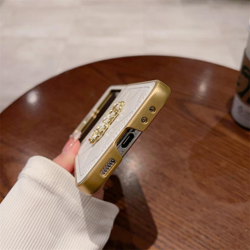 Fashion Leather Case Case for Galaxy Z Flip