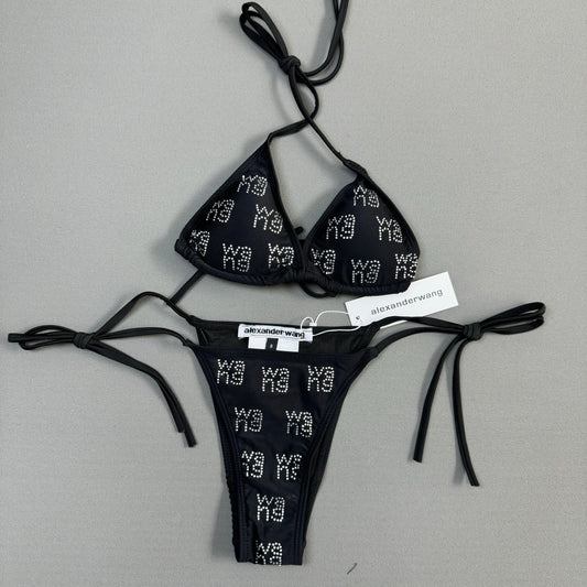 New Black Fashion Pattern Bikini A-84523