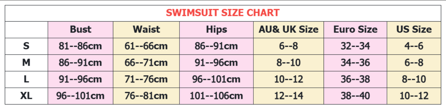 Swimsuit suitable for various occasions, breathable and comfortable