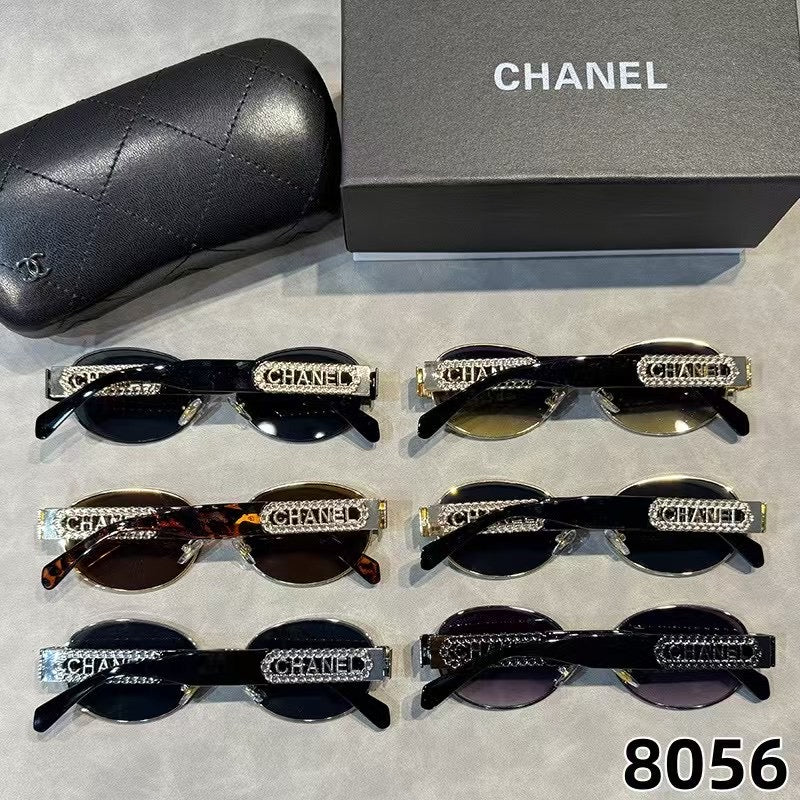 6 Colors Metal Frame Round Lens Sunglasses 8056