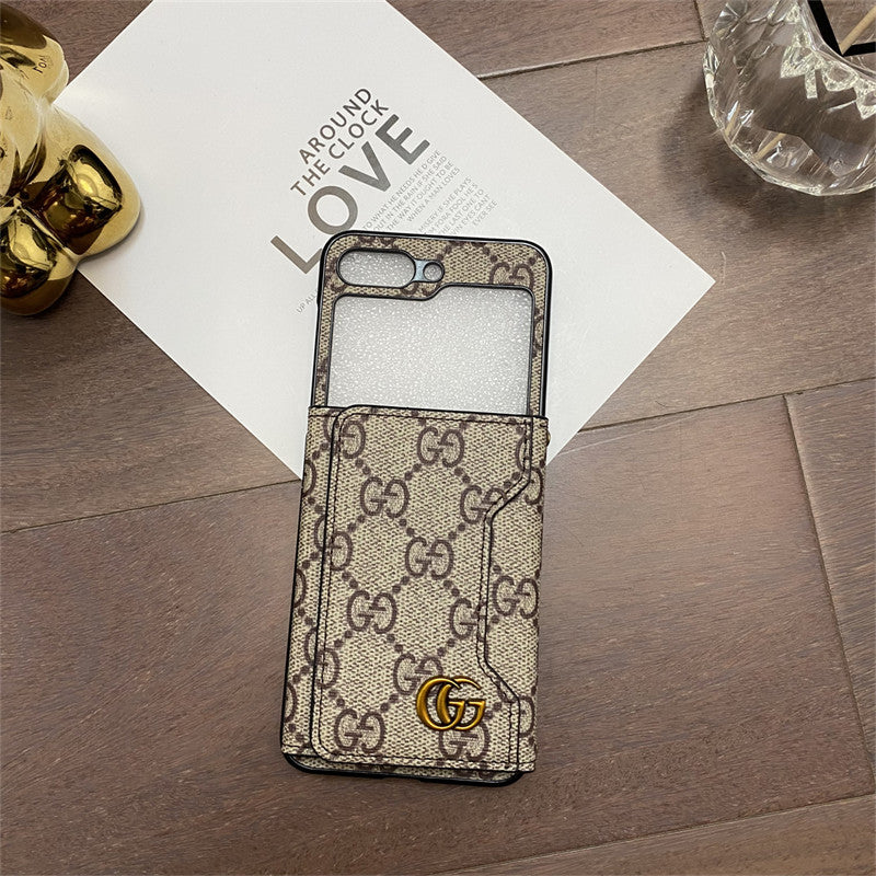 Leather Card Holder Flip Case
