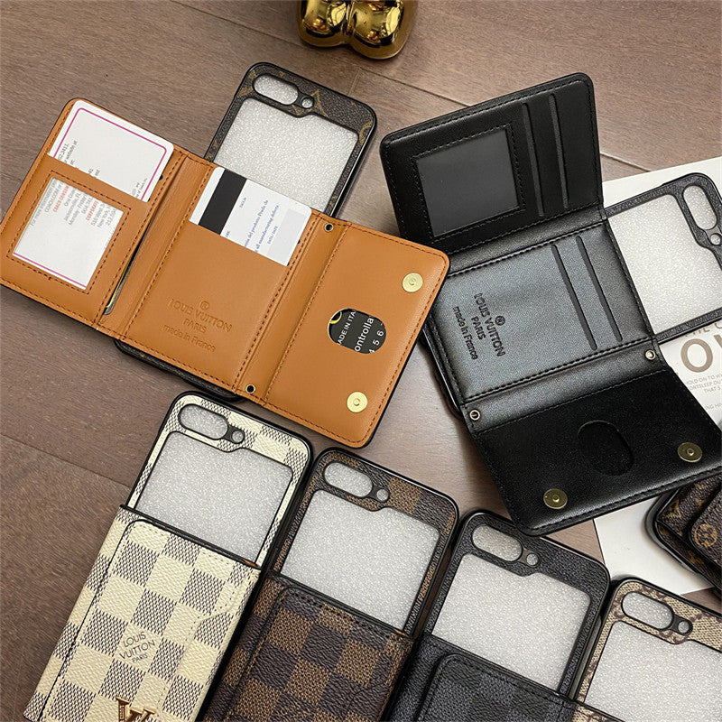 Leather Card Holder Flip Case