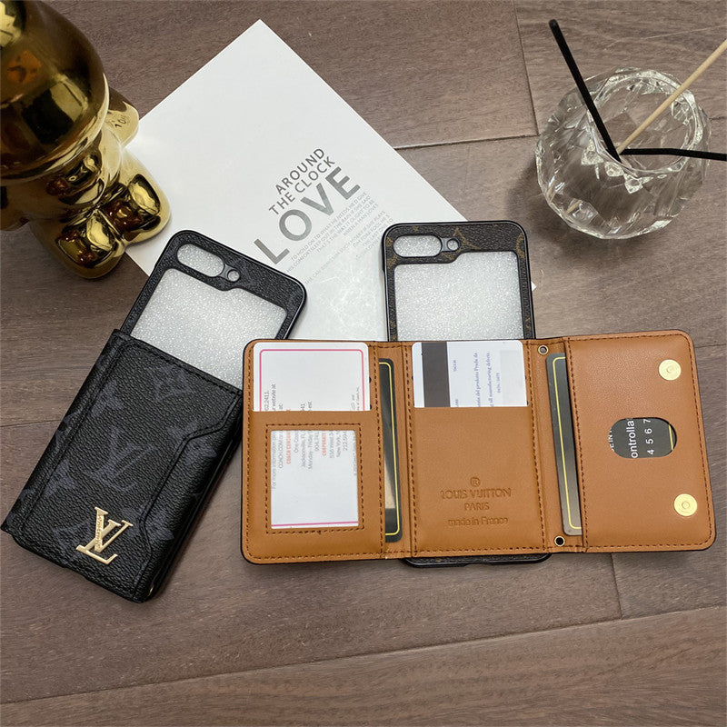 Leather Card Holder Flip Case