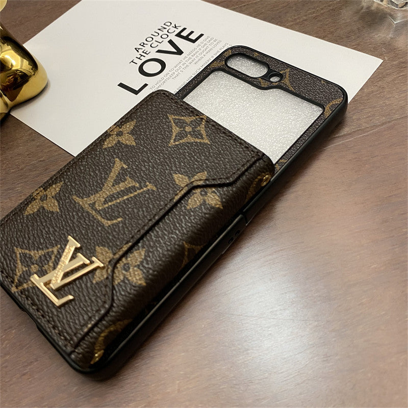 Leather Card Holder Flip Case