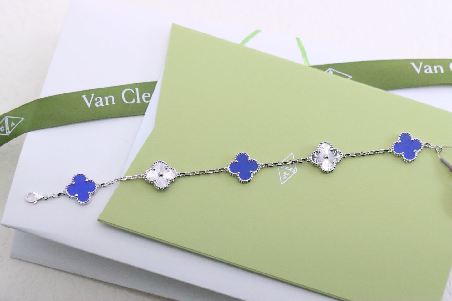 Laser Four-Leaf Clover Five-Flower Bracelet