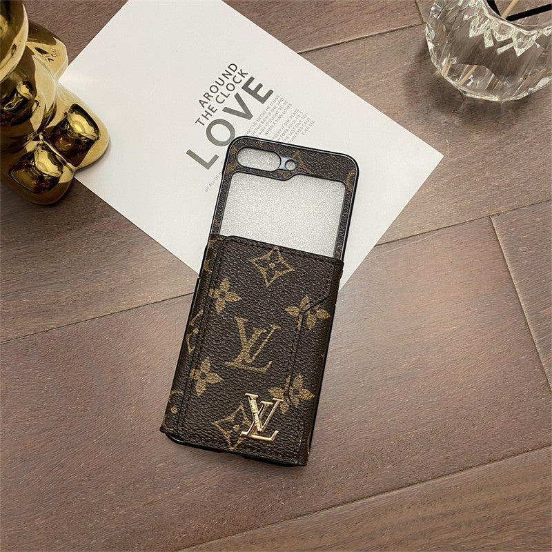Leather Card Holder Flip Case