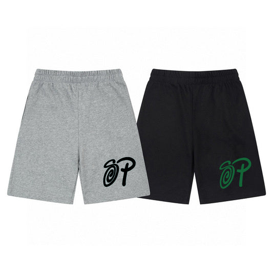 Basic shorts with incense letters on the sides