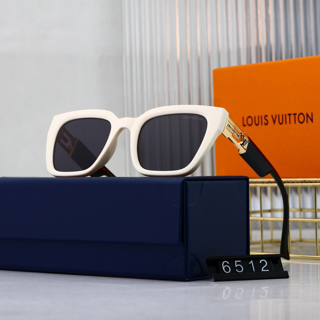 5-color hot-selling new cat-eye full-frame sunglasses 6512
