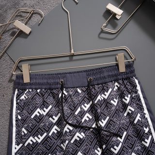 2025 latest black textured shorts beach pants