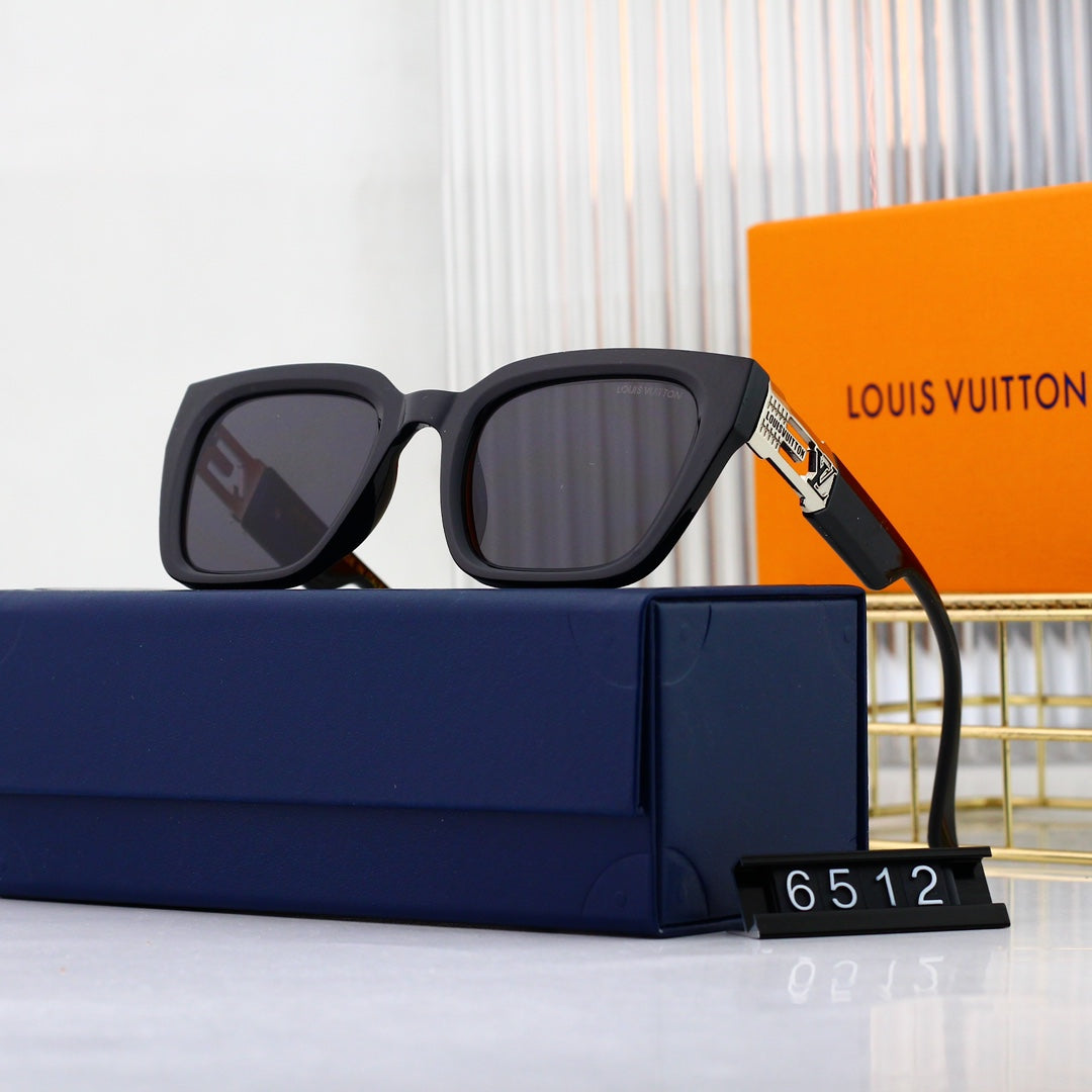 5-color hot-selling new cat-eye full-frame sunglasses 6512
