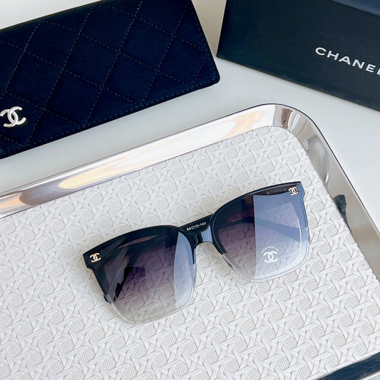 Large Frame Cat Eye Gradient Sunglasses