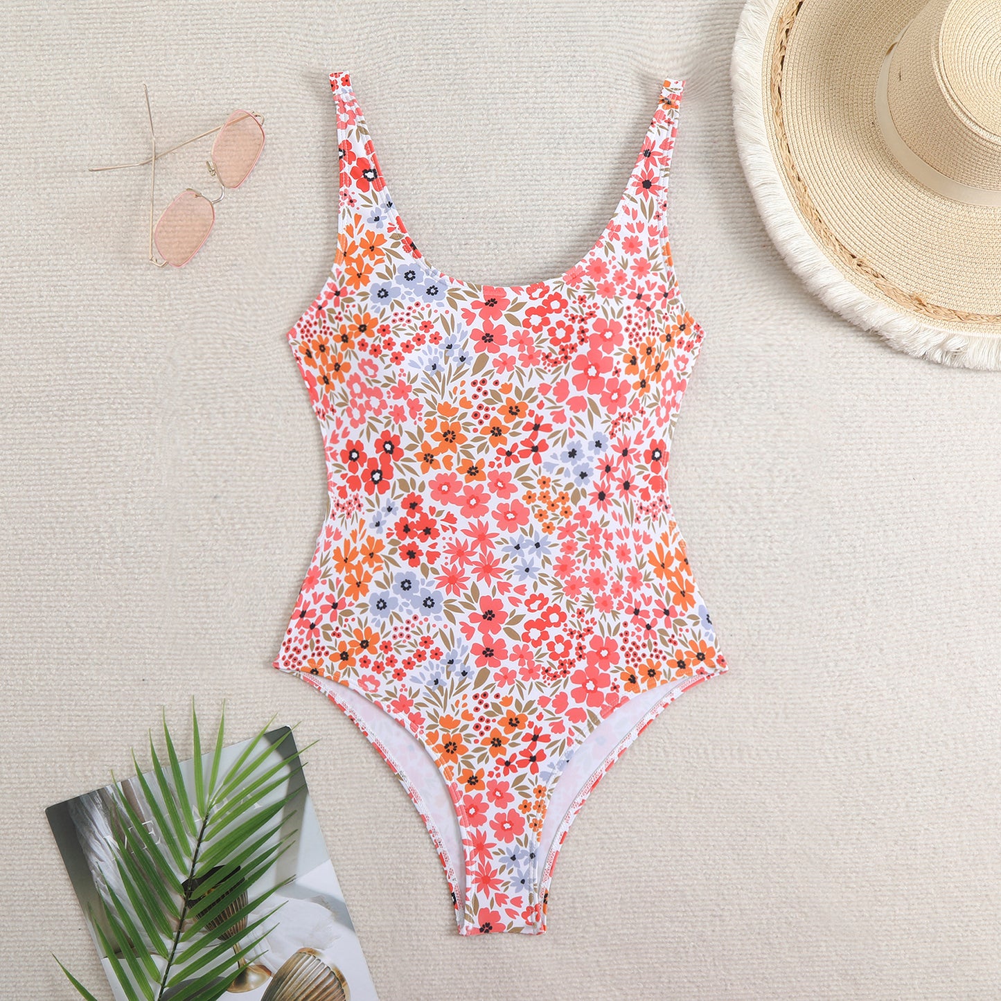 2025 new color one-piece swimsuit  W-13013