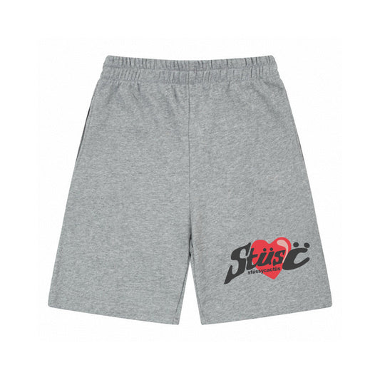 Heart lettering side basic shorts