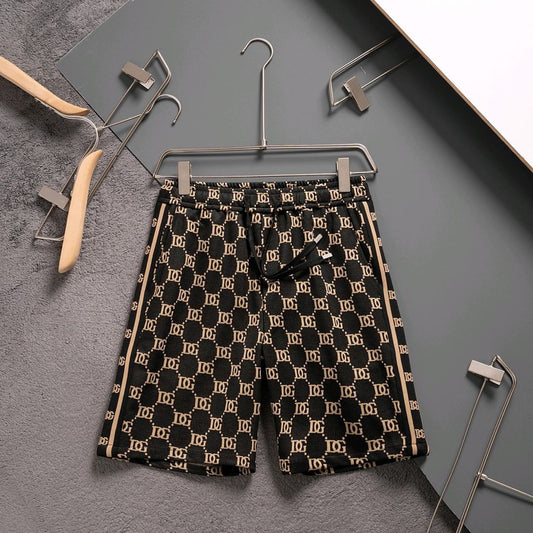 LOGO GRAPHIC KNIT JACQUARD SHORTS