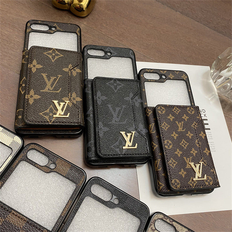 Leather Card Holder Flip Case