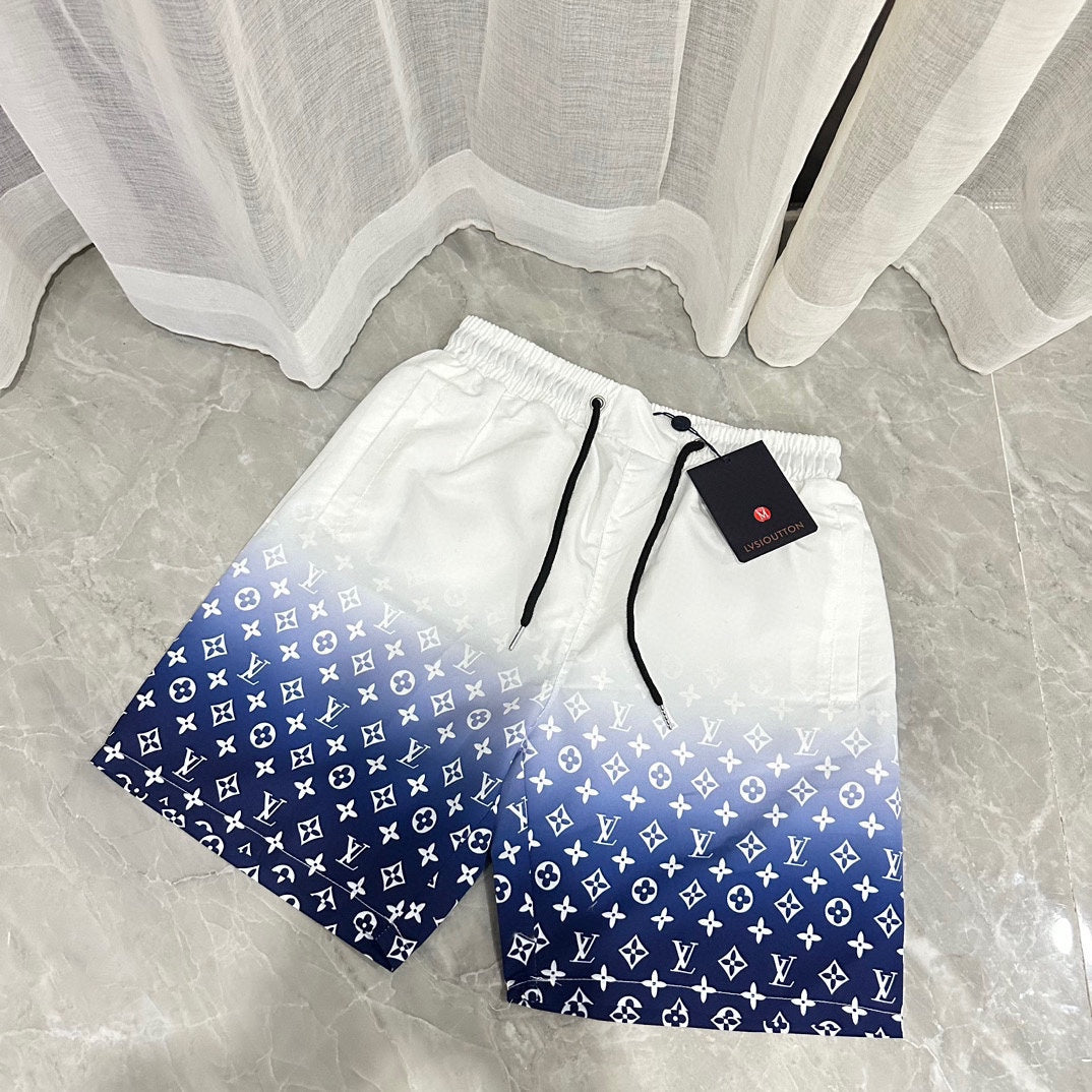 New classic gradient casual quick-drying beach shorts
