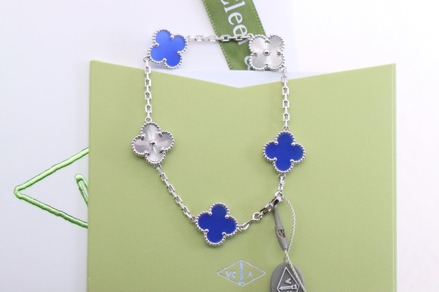 Laser Four-Leaf Clover Five-Flower Bracelet