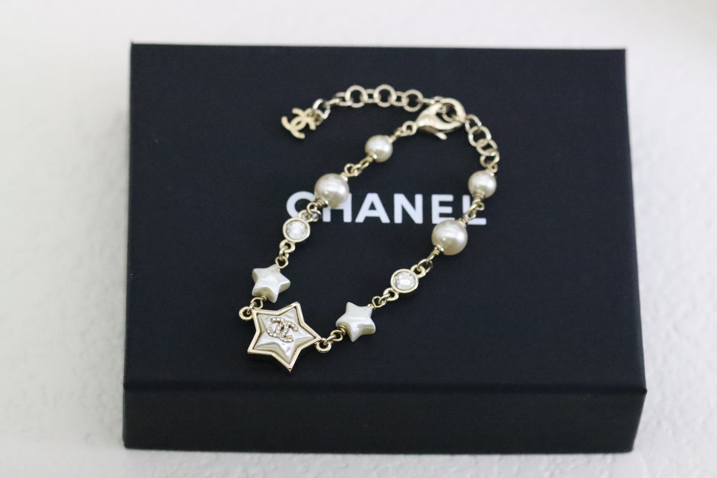 Chanel Star Pearl Double C Bracelet
