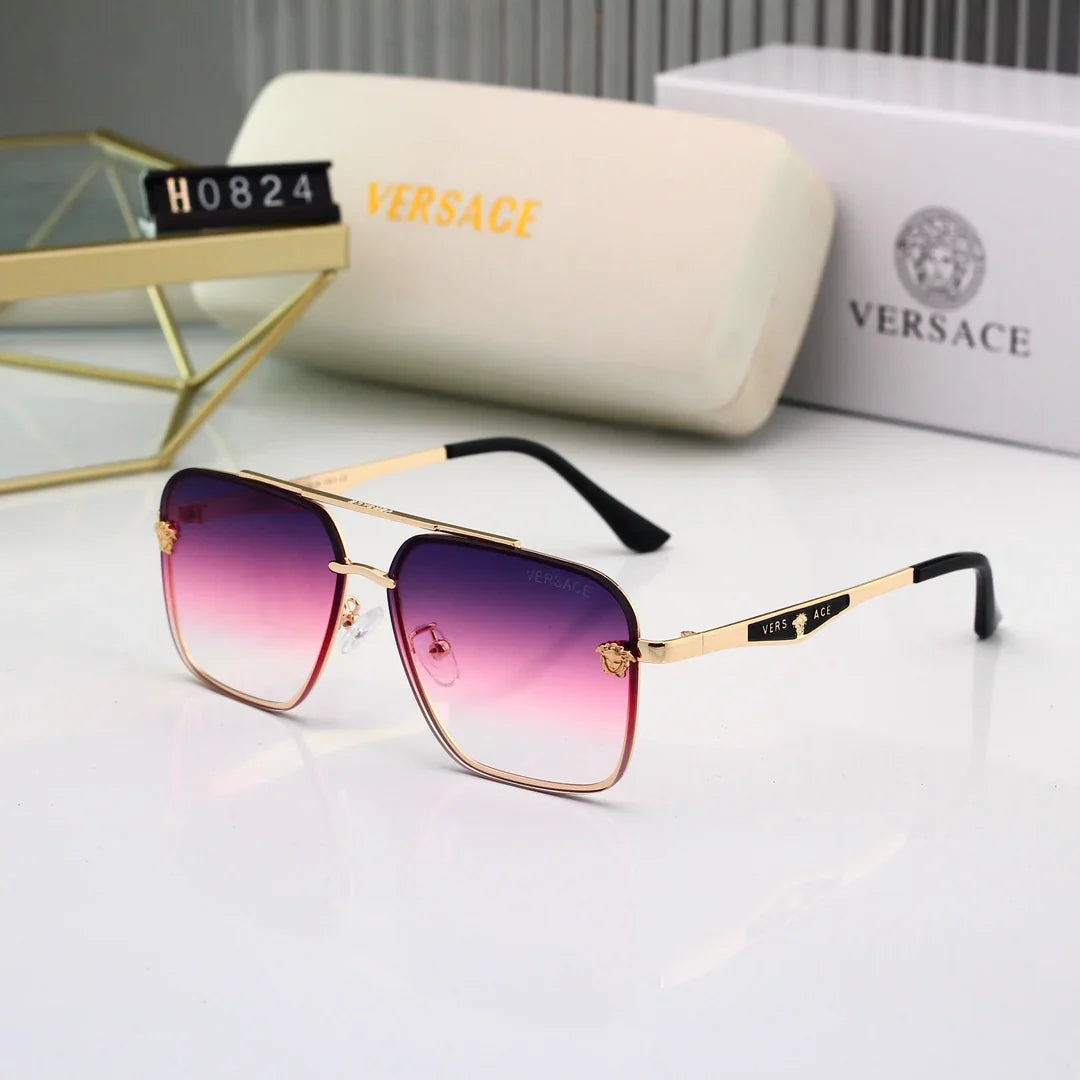 7-color high-definition lens metal sunglasses 0824